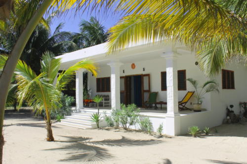 Front view to veranda